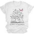 Sorry I'm Booked Book Lover Teachers Librarians Unisex Jersey T-Shirt Sorry I'm Booked Book Lover Teachers Librarians Unisex Jersey T-Shirt