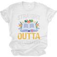 Straight Outta The Library Book Lover Men Women Premium Tri-Blend Unisex Jersey T-Shirt Straight Outta The Library Book Lover Men Women Premium Tri-Blend Unisex Jersey T-Shirt