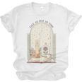 Tale As Old As Time Rose Candle And Book Unisex Jersey T-Shirt