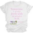 Tomorrow Is Fresh Anne Of Green Gables Book Quote Shirt Premium Tri-Blend Unisex Jersey T-Shirt Tomorrow Is Fresh Anne Of Green Gables Book Quote Shirt Premium Tri-Blend Unisex Jersey T-Shirt