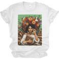 History Month Black Afro Girl Women Book Lovers Floral Unisex Jersey T-Shirt