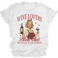 Valentine’s Day Wine Lovers Book Club We Read Wine Labels Unisex Jersey T-Shirt Valentine’s Day Wine Lovers Book Club We Read Wine Labels Unisex Jersey T-Shirt