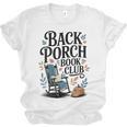 Vintage Reader Author Country Aesthetic Back Porch Book Club Unisex Jersey T-Shirt