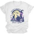 Vintage Sexy Witch Spooky Readers Book Lover Club Halloween Unisex Jersey T-Shirt