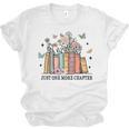 Wildflower Floral Book Just One More Chapter Unisex Jersey T-Shirt Wildflower Floral Book Just One More Chapter Unisex Jersey T-Shirt