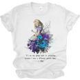 Women's Vintage Book Quote It’s No Use Going Back To Yesterday Unisex Jersey T-Shirt Women's Vintage Book Quote It’s No Use Going Back To Yesterday Unisex Jersey T-Shirt