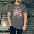 100 Days In The Books Cute Book 100 Days Of School Teachers Unisex Jersey T-Shirt