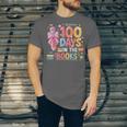 100th Day Of School Teacher Floral 100 Days In The Books Unisex Jersey T-Shirt