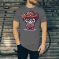 Adorable Book Lover Cowboy With Reading Glasses Cute Unisex Jersey T-Shirt Adorable Book Lover Cowboy With Reading Glasses Cute Unisex Jersey T-Shirt