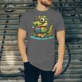 Alligator Reading a Book Animal Unisex Jersey T-Shirt Alligator Reading a Book Animal Unisex Jersey T-Shirt