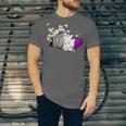 Asexual Book Lover LGBT Reading Pride Ace Flag Daisy Unisex Jersey T-Shirt Asexual Book Lover LGBT Reading Pride Ace Flag Daisy Unisex Jersey T-Shirt
