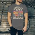 Backpacks Books And Big Dreams Cute Back To School Unisex Jersey T-Shirt Backpacks Books And Big Dreams Cute Back To School Unisex Jersey T-Shirt