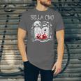 Bella Ciao Goodbye Beautiful Skull Book Of Dark Magic Occult Unisex Jersey T-Shirt