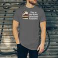 This Is My Book Character Costume Cat Men Women Kids Reading Unisex Jersey T-Shirt