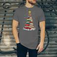 Book Christmas Tree Book Lover Teacher Librarian Unisex Jersey T-Shirt