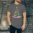 Book Christmas Tree Xmas Lights Book Lover Teacher Librarian Unisex Jersey T-Shirt
