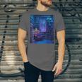 Book Library Bookshelf Armchair Window Pattern Print Unisex Jersey T-Shirt
