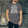 Book Lover Book Eat Sleep Read Books Repeat Unisex Jersey T-Shirt