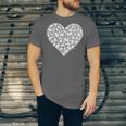 Book Lover Heart Shape Reading Librarian Library Teacher Unisex Jersey T-Shirt