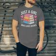 Book Nerd Just A Girl Who Loves Books Literary Enthusiast Unisex Jersey T-Shirt Book Nerd Just A Girl Who Loves Books Literary Enthusiast Unisex Jersey T-Shirt