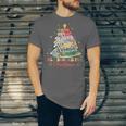 All Booked For Christmas Book Lovers Xmas Tree Lights Unisex Jersey T-Shirt