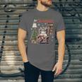 All Booked For Christmas Cute Bookish Cat Lover Unisex Jersey T-Shirt