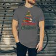 All Booked For Christmas Librarian Reader Xmas Pajama Unisex Jersey T-Shirt