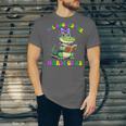 All Booked For Mardi Gras Crocodile Reading Book Teacher Unisex Jersey T-Shirt