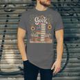 Books Geek Sunflower Floral Cute Vintage Books Reader Lover Unisex Jersey T-Shirt