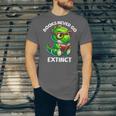 Books Never Go Extinct Reading Dinosaur Bookish Nerdy Unisex Jersey T-Shirt