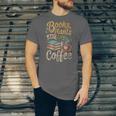 Books Plants And Coffee Growing Plant Gardening Planting Unisex Jersey T-Shirt Books Plants And Coffee Growing Plant Gardening Planting Unisex Jersey T-Shirt