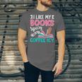 I Like My Books Spicy Coffee ICY Unisex Jersey T-Shirt I Like My Books Spicy Coffee ICY Unisex Jersey T-Shirt