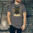 Cat Reading Book Flowers Unisex Jersey T-Shirt Cat Reading Book Flowers Unisex Jersey T-Shirt