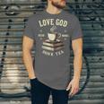 Christian Bookworm Love God Read Books Drink Tea Unisex Jersey T-Shirt