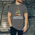 Christmas Book Tree All Booked For Xmas Unisex Jersey T-Shirt