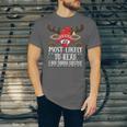 Christmas Matching Most Likely To Read A Book PJS Unisex Jersey T-Shirt