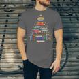 Christmas Tree Made Of Books Librarian Reader Holiday Unisex Jersey T-Shirt Christmas Tree Made Of Books Librarian Reader Holiday Unisex Jersey T-Shirt
