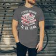 I Closed My Book To Be Here Reading Bookworm Women Girls Unisex Jersey T-Shirt