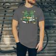 Coquette Bow Books St Patrick's Shamrock Bookworm Librarian Unisex Jersey T-Shirt