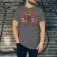 Cozy Season Autumn Leaves Books Pumpkins Fall Halloween Unisex Jersey T-Shirt