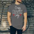 Crazy Book Lady Unisex Jersey T-Shirt