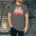 Cute Books And Coffee Crochet Valentines Day Tee For Couples Unisex Jersey T-Shirt