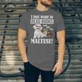 Cute Glasses Read Books & Pet My Maltese Lover Unisex Jersey T-Shirt Cute Glasses Read Books & Pet My Maltese Lover Unisex Jersey T-Shirt