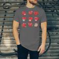 Cute Reading Hearts Valentine Day Book Lover Teacher Student Unisex Jersey T-Shirt