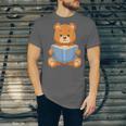 Cute Teddy Bear Reading Book Adorable For Readers Unisex Jersey T-Shirt Cute Teddy Bear Reading Book Adorable For Readers Unisex Jersey T-Shirt