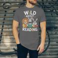 Cute Wildlife Zoo Animals For Book Reader Bookworms Unisex Jersey T-Shirt Cute Wildlife Zoo Animals For Book Reader Bookworms Unisex Jersey T-Shirt