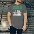 Dad Joke Why Was The Math Book Sad Pun Dad Jokes Unisex Jersey T-Shirt