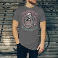 Dark Romance Had Me At Trigger Warning Skeleton Smutt Book Unisex Jersey T-Shirt