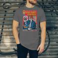 Dead Roast Coffee Comic Book Cover Style Skeleton Barista Unisex Jersey T-Shirt