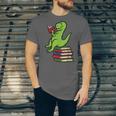 Dino Reading Read Reading Librarian Book Men Boys Kids Unisex Jersey T-Shirt
